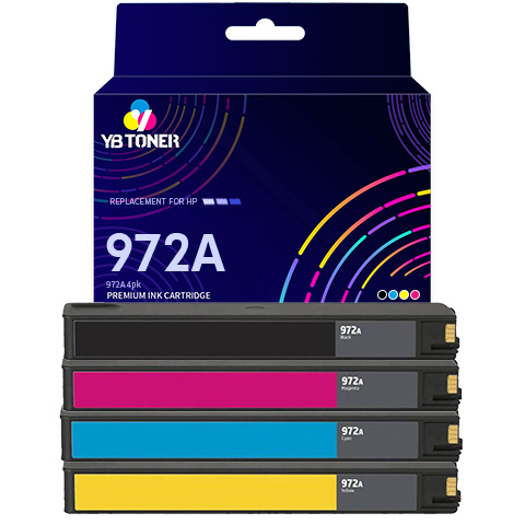 HP 972A ink cartridge 4-pack