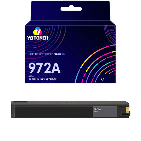 HP 972A black ink