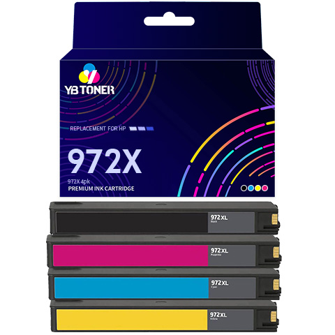 HP 972X ink cartridge 4-pack