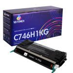 C746H1KG - Compatible Lexmark C746 Black Toner Cartridge - High Yield
