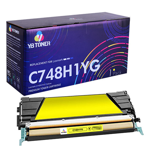 Lexmark C748H1YG Yellow Toner