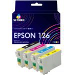 Compatible Epson 126 Ink Cartridge Combo Pack of 4 - KCMY - High Yield