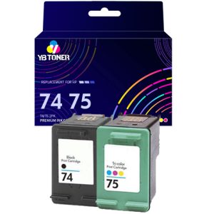 HP 74/75 Black and Tri-Color Ink 2-pack