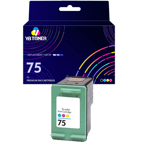 HP 75 tri-color ink