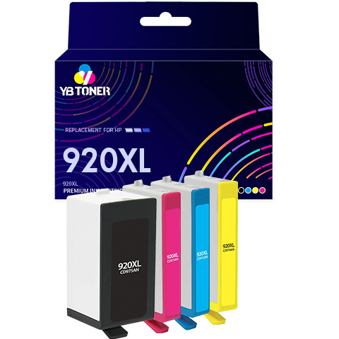 HP 920XL ink cartridges 4-pack