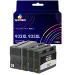 Compatible HP 932XL/933XL Ink Cartridge Combo Pack of 4 - KCMY - High Yield