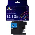 Compatible Brother LC105 Cyan Ink Cartridge - Super High Yield