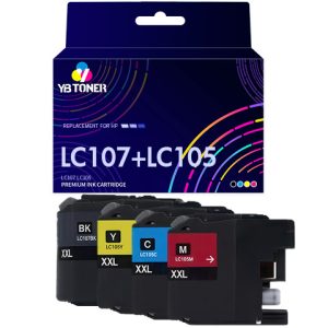 Brother LC107/105 ink cartridges 4-pack