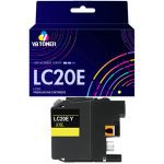 Compatible Brother LC20E Yellow Ink Cartridge - High Yield