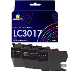 Brother LC3017 ink cartridges 4-pack