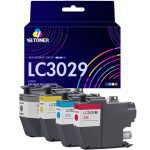 Compatible Brother LC3029 Ink Cartridge Combo Pack of 4 - Super High Yield