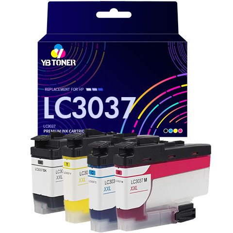 Brother LC3037 ink cartridges 4-pack