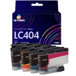 Compatible Brother LC404 Ink Cartridge Combo Pack of 4 - Standard Yield