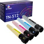 Compatible Konica-Minolta TN-512 Toner Cartridge Set of 4