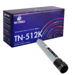 Compatible Konica-Minolta A33K132/TN512K Black Laser Toner Cartridge