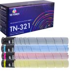 Compatible Konica-Minolta TN-321 Toner Cartridge Set of 4