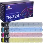 Compatible Konica-Minolta TN-324 Toner Cartridge Set of 4