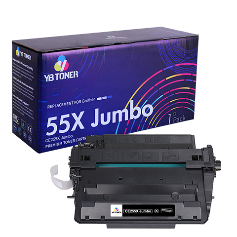 HP 55X Jumbo Black Toner Cartridge (CE255XJ)