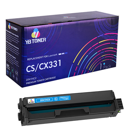 Lexmark 20N1HC0 Cyan Toner Cartridge