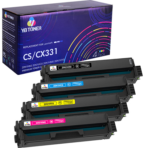 Lexmark 20N1HK0, 20N1HC0, 20N1HM0, 20N1HY0 Toner Set