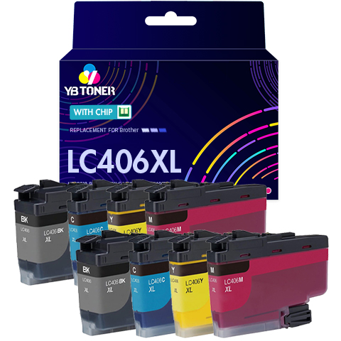 Brother LC406XL Ink Cartridge 8-Pack