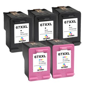 HP 67XXL Cartridge Combo Pack of 5