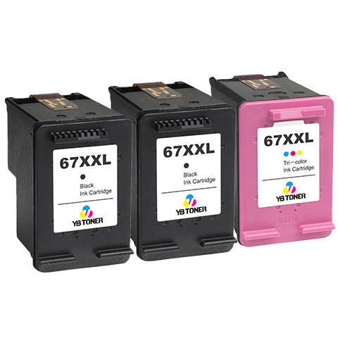 HP Ink 67XXL Combo Pack of 3