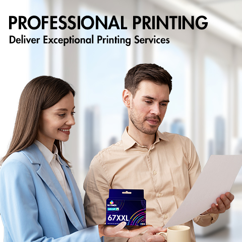 HP 67XXL color ink cartridge print quality