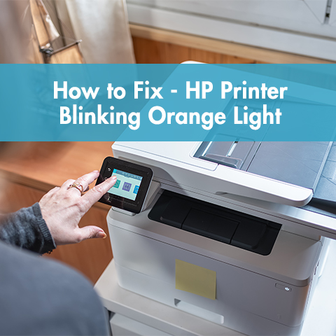 HP Printer Blinking Orange Light