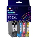 The Epson 702XL Ink Value Pack of 4 - Super High Yield