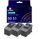 Canon PG-50 and CL-51 Combo Pack of 3 (Canon ink 50 51)