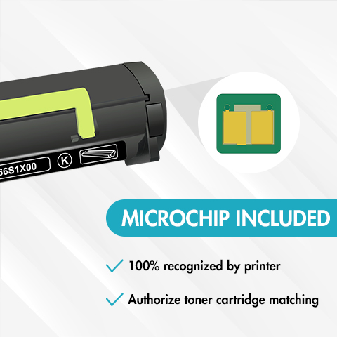 Lexmark 661X Black Toner Cartridge 66S1X00