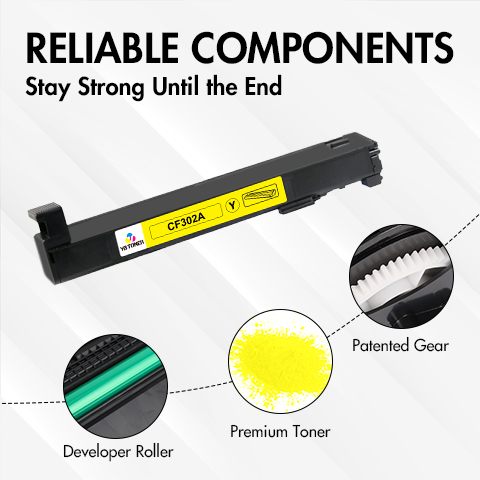 HP 827A Yellow Toner Cartridge CF302A