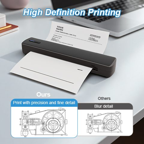 YC80 Portable Inkless Printer