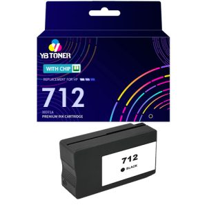 HP 712 Black Ink Cartridge Replacement