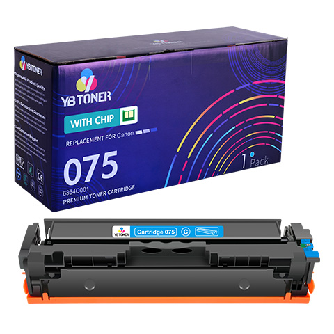 Canon 075 Cyan Toner Cartridge With Chip