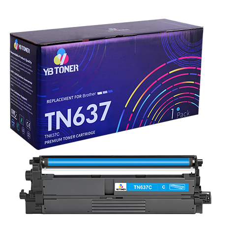 Brother TN637C Cyan Toner Cartridge