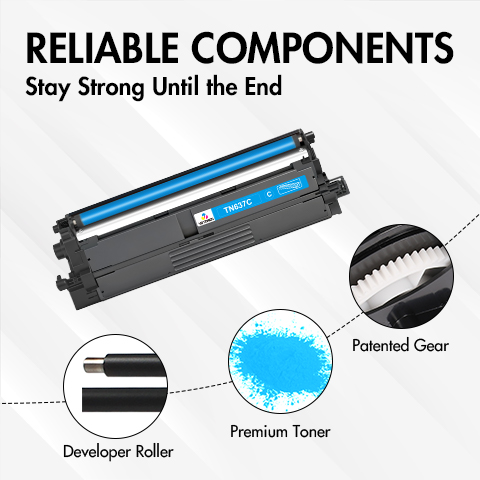 Brother TN637C Toner Cartridge