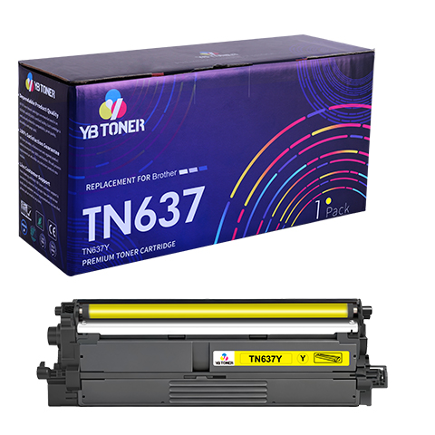 Brother TN637Y Yellow Toner Cartridge