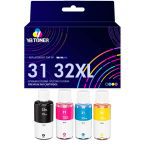 HP 31 32XL Ink Bottles