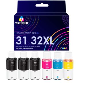 HP Ink 31 32XL Bottles 6-Pack
