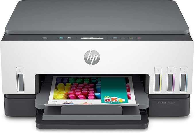 HP Smart Tank 670 inks' printer