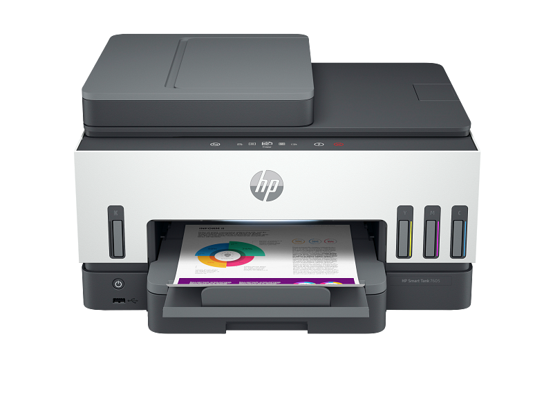 HP Smart Tank 7605 inks' printer