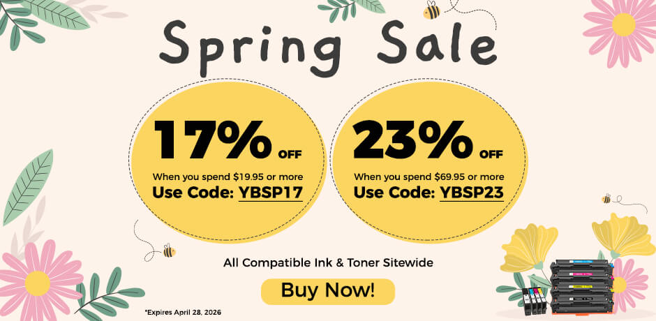 Spring Sale from YB Toner