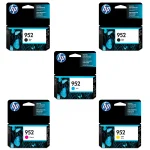 Original HP 952 Ink Cartridges Combo Pack of 5 - Standard Yield