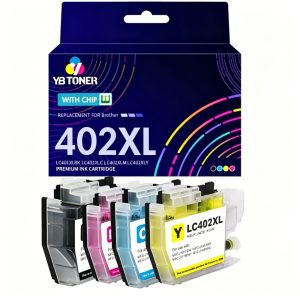 Brother LC402XL ink cartridges 4-pack