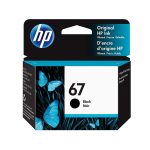 Original HP 67 Black Ink Cartridge - Standard Yield - 3YM56AN
