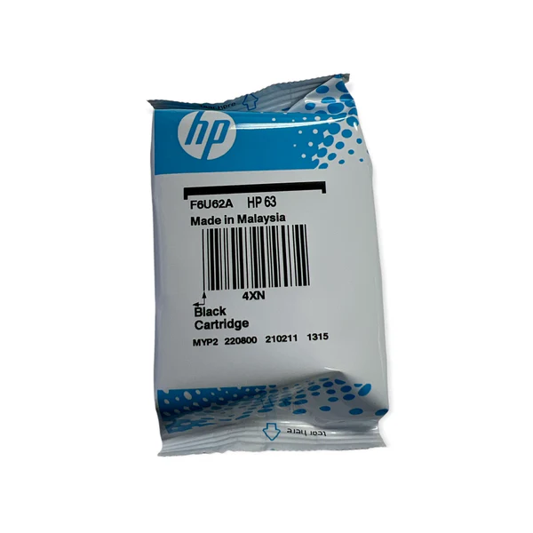 HP 63 black ink cartridge