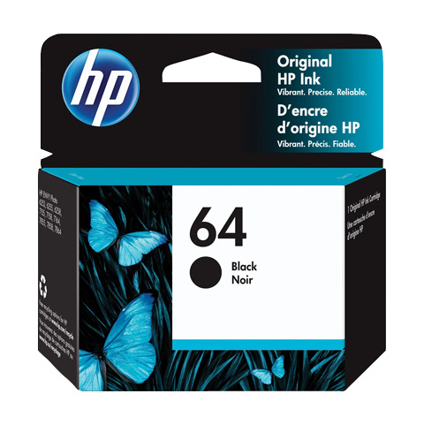 HP 64 black ink cartridge