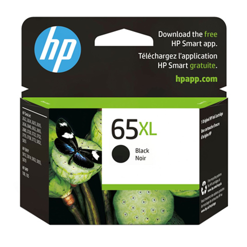 HP 65XL black ink cartridge